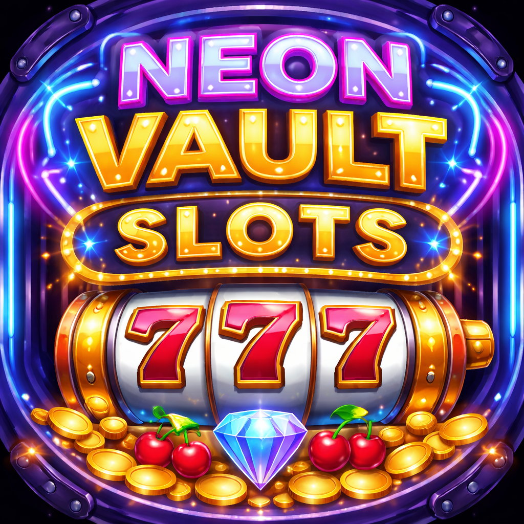 Neon Vault Slots 777 logo